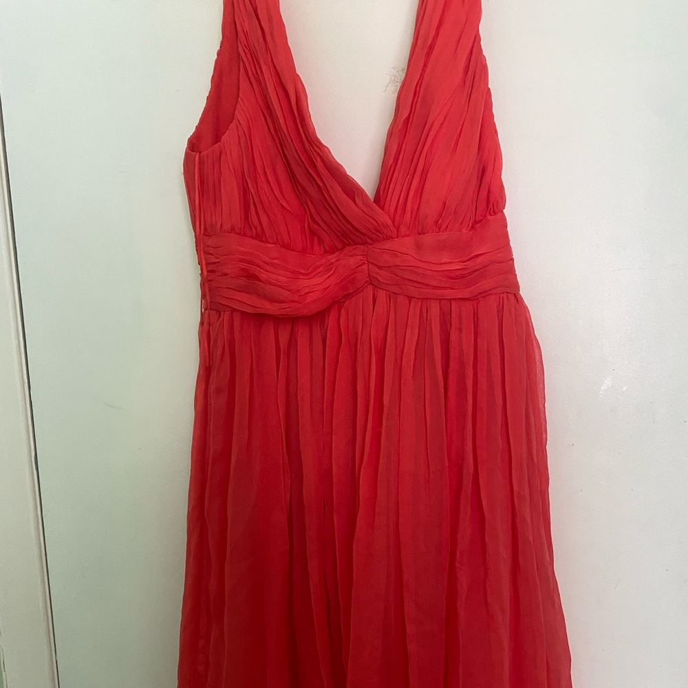 Mango silk dress